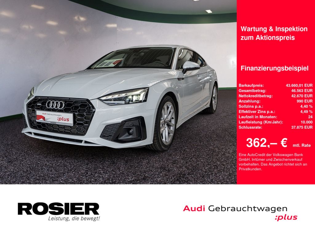 Audi A5 Sportback S line 40 TFSI quattro S tronic ACC