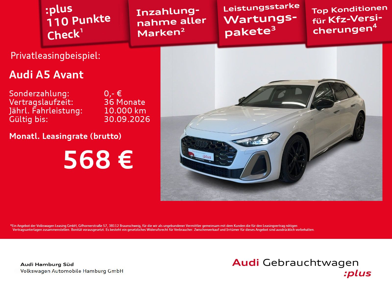 Audi A5 Avant TFSI S line qu. S tronic B&O/AHK/360
