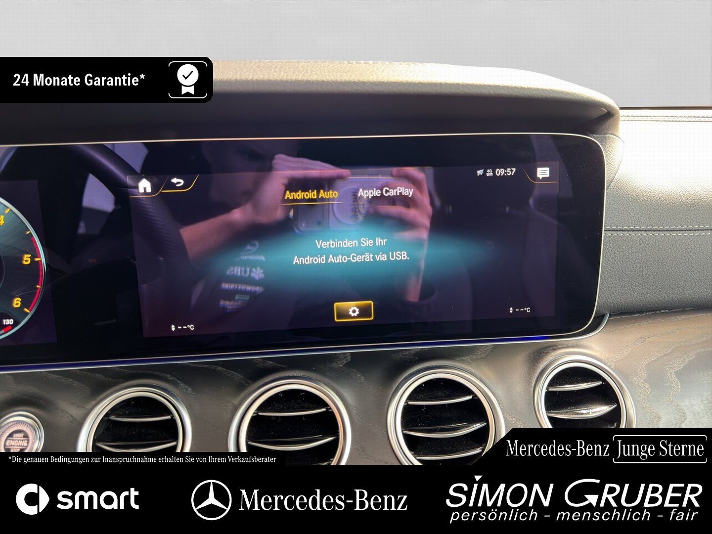 Mercedes-Benz E 220 d 4M AMG Line IntExt Widescreen LED Kamera