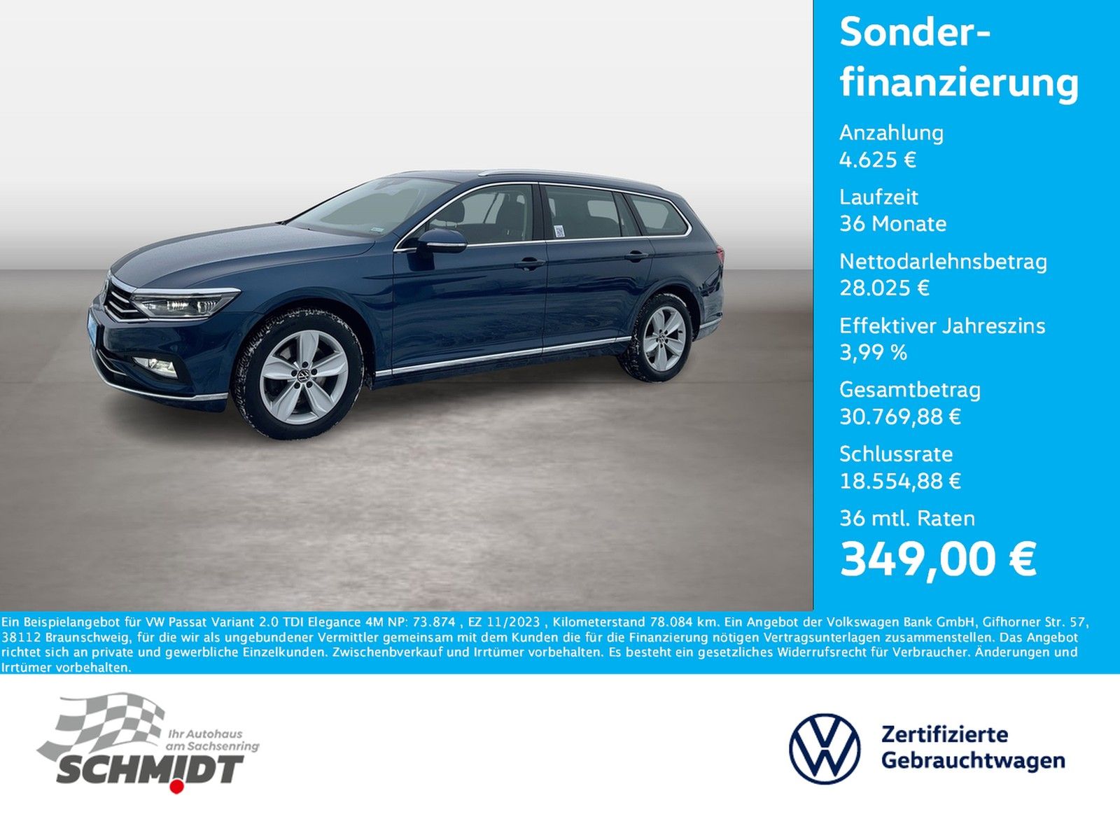 Volkswagen Passat Variant 2.0 TDI Elegance 4M NP: 73.874