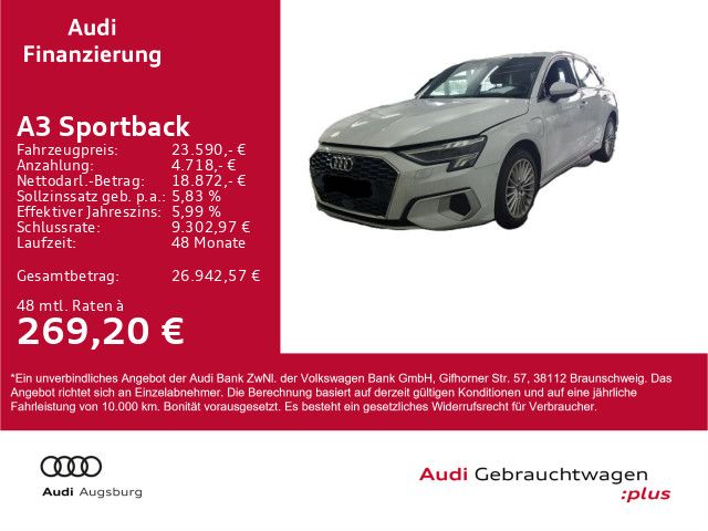 Audi A3 Sportback 40 TFSIe advanced *ACC*LED*8-fach*
