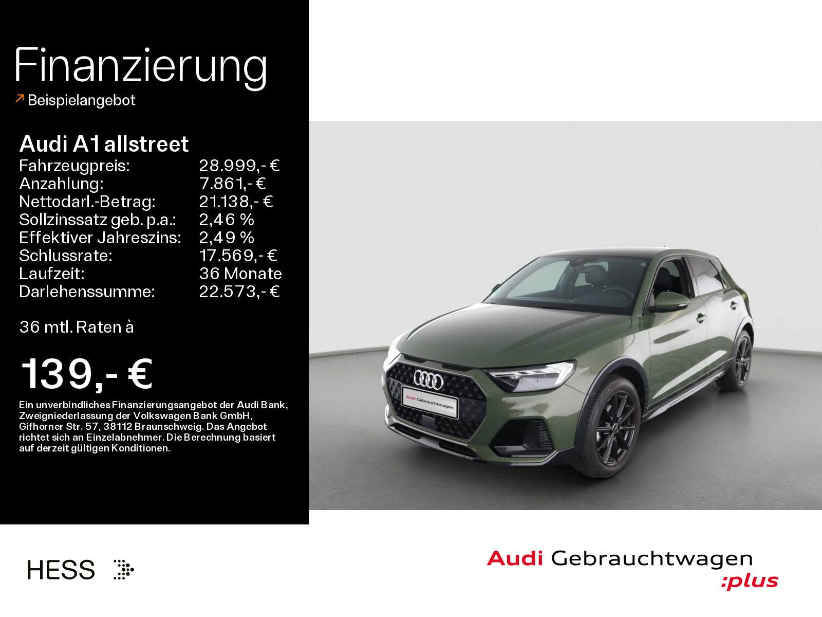 Audi A1 allstreet 30 TFSI S-LINE - Samsaru's Car Outlet