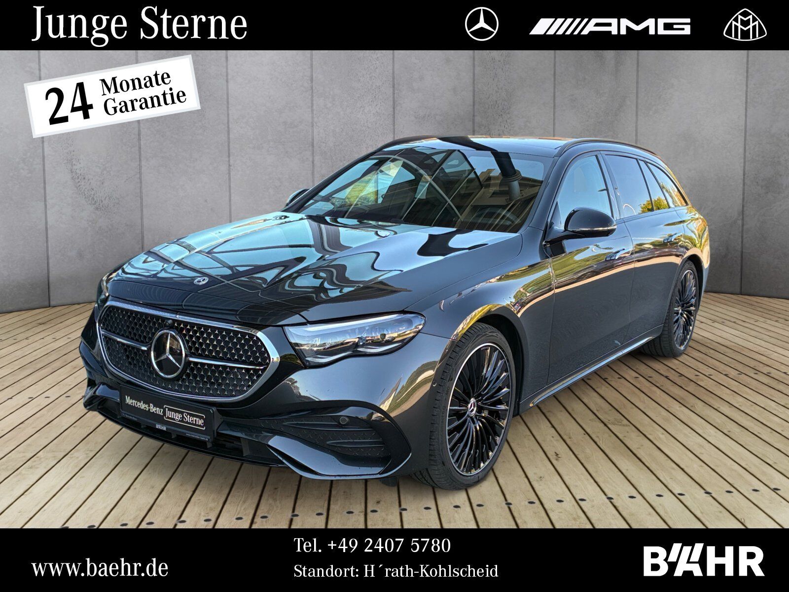 Mercedes-Benz E 450 d 4M T AMG+Night/Pano/AHK/Burmester4D/360°