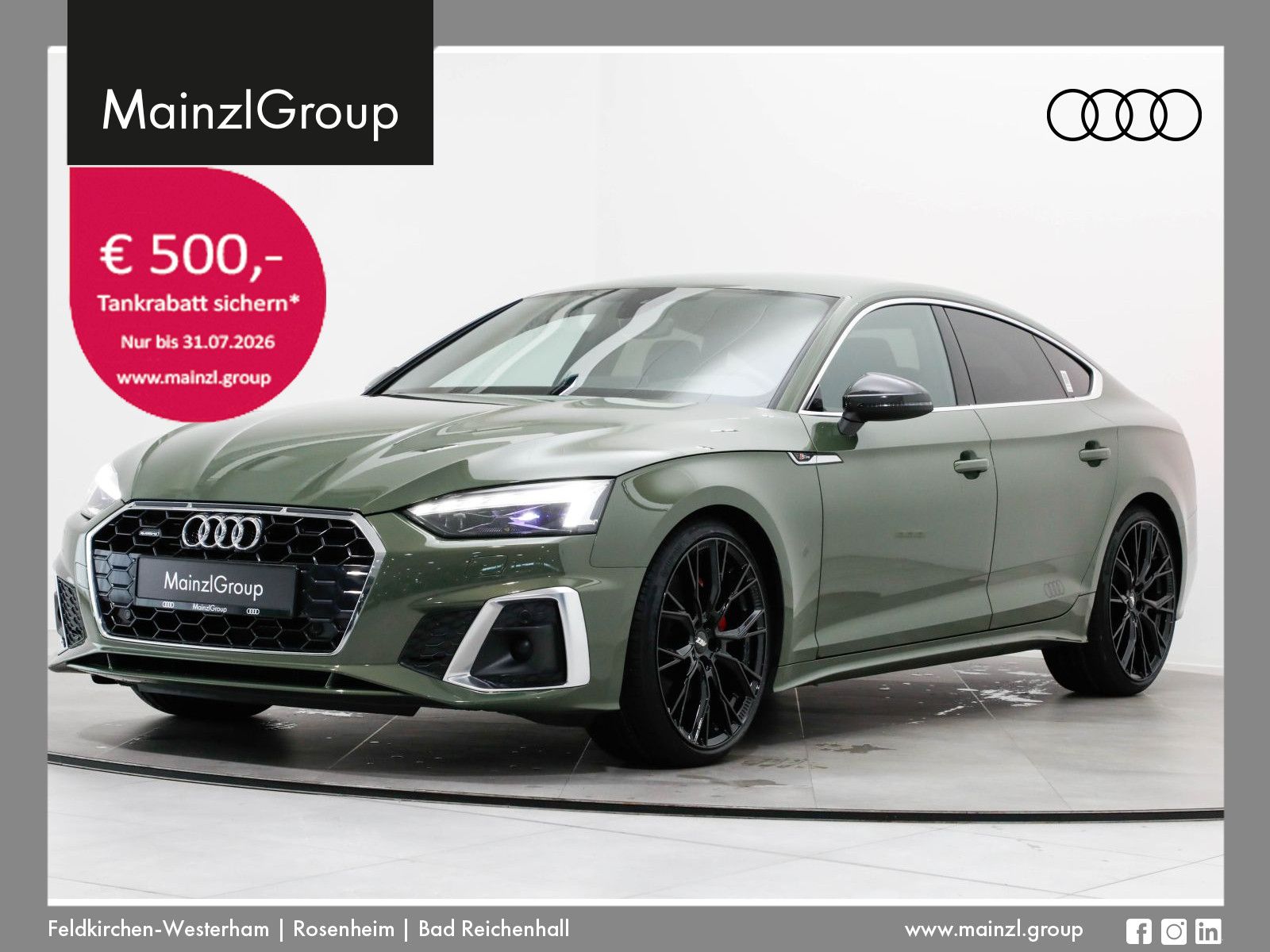 Audi A5 Sportback 50 TDI quattro S line StdHzg Matrix