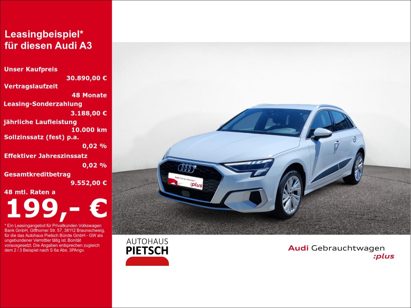 Audi A3 Sportback 30 TFSI - Samsaru's Car Outlet