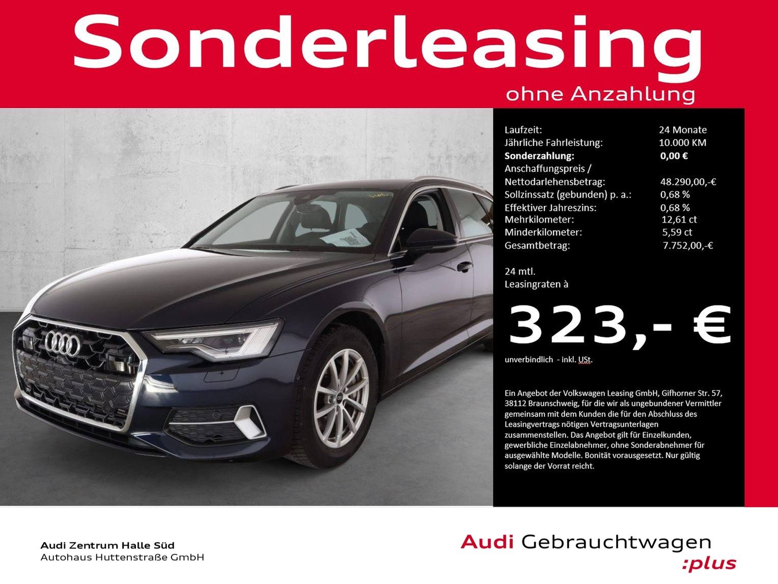 Audi A6 Avant 45 TFSI advanced - Samsaru's Car Outlet