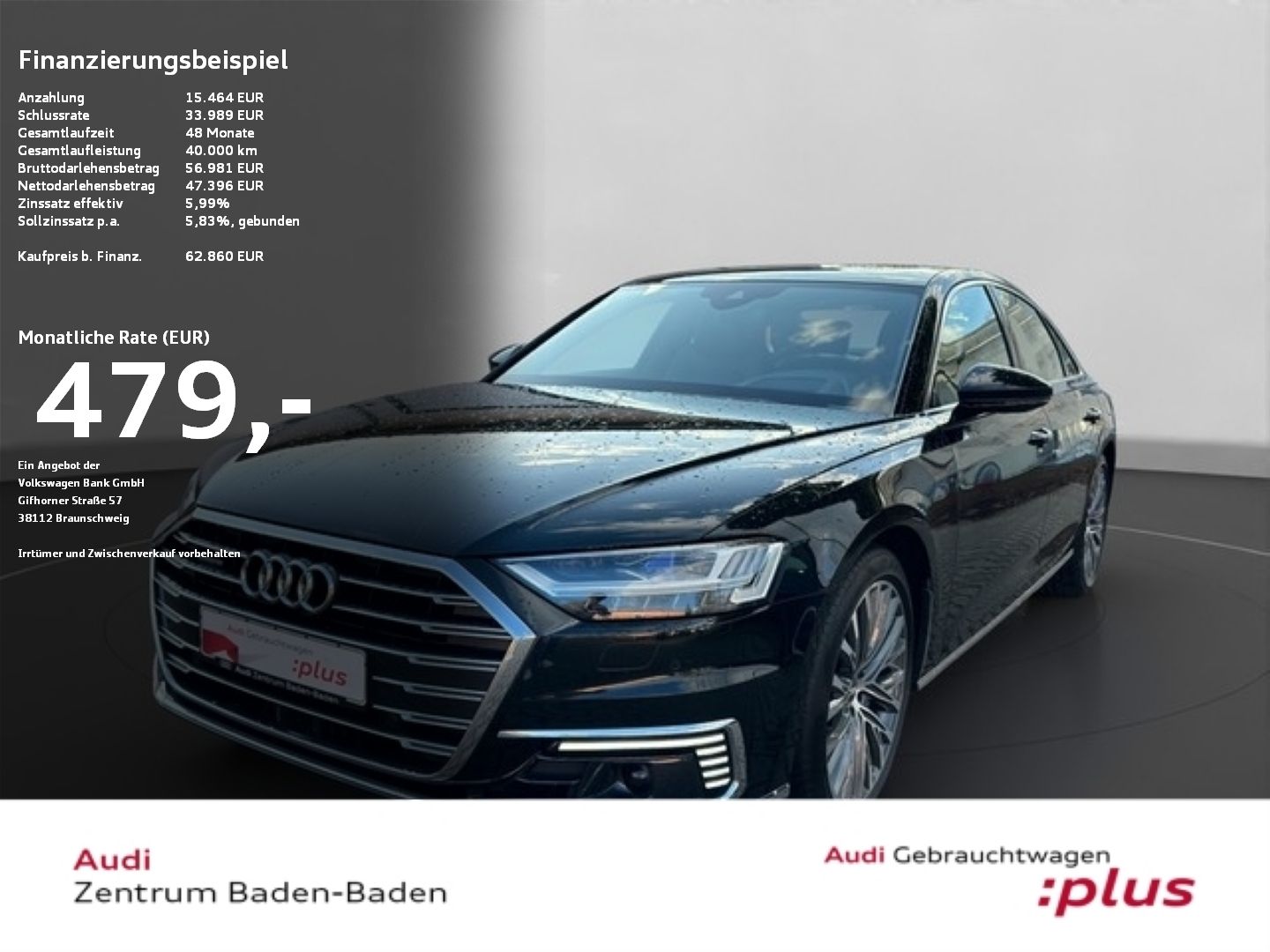 Audi A8 60 TFSI e quattro - Samsaru's Car Outlet