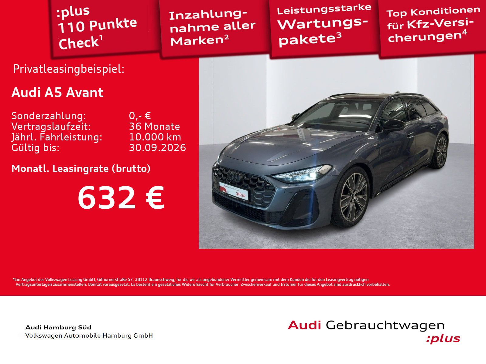 Audi A5 Avant TFSI qu. S tronic 2xS LINE/PANO/AHK