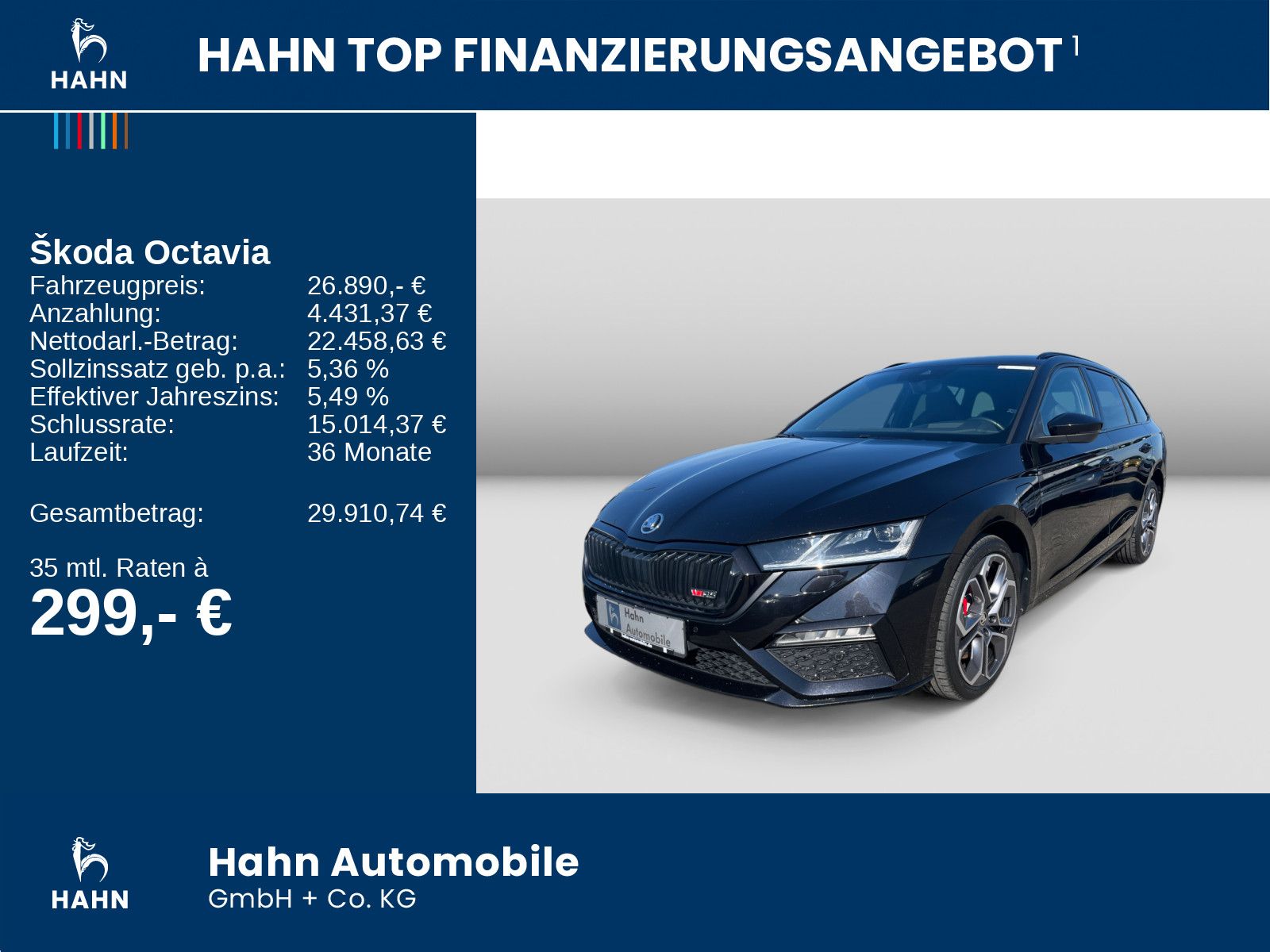 Skoda Octavia Combi RS 1.4TSI iV DSG DCC HuD Matrix