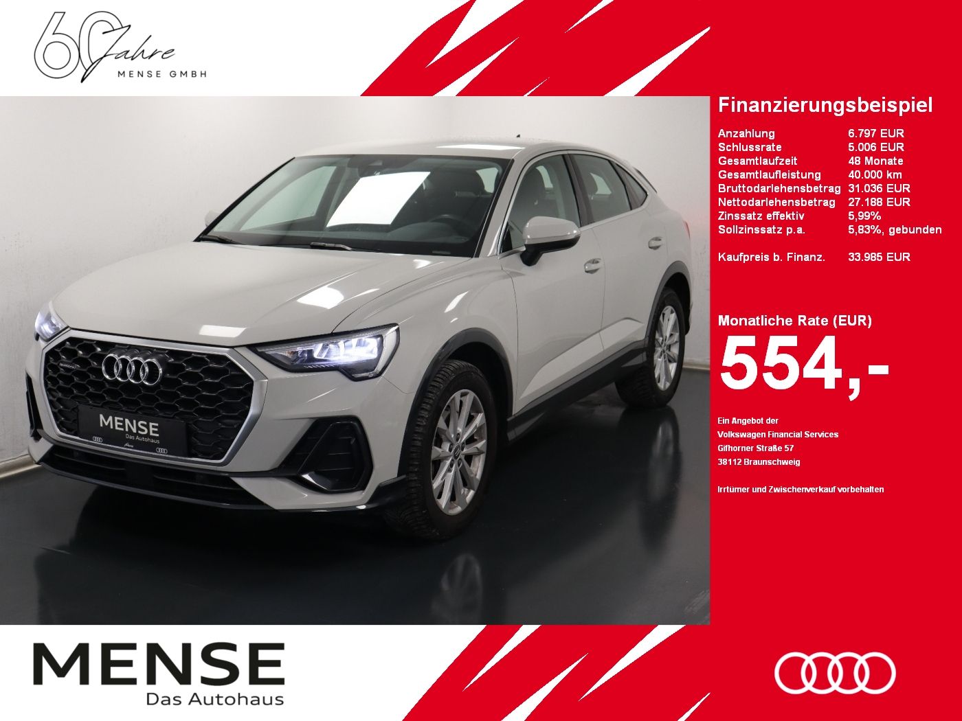 Audi Q3 Sportback 45 TFSI quattro S tronic - Samsaru's Car Outlet