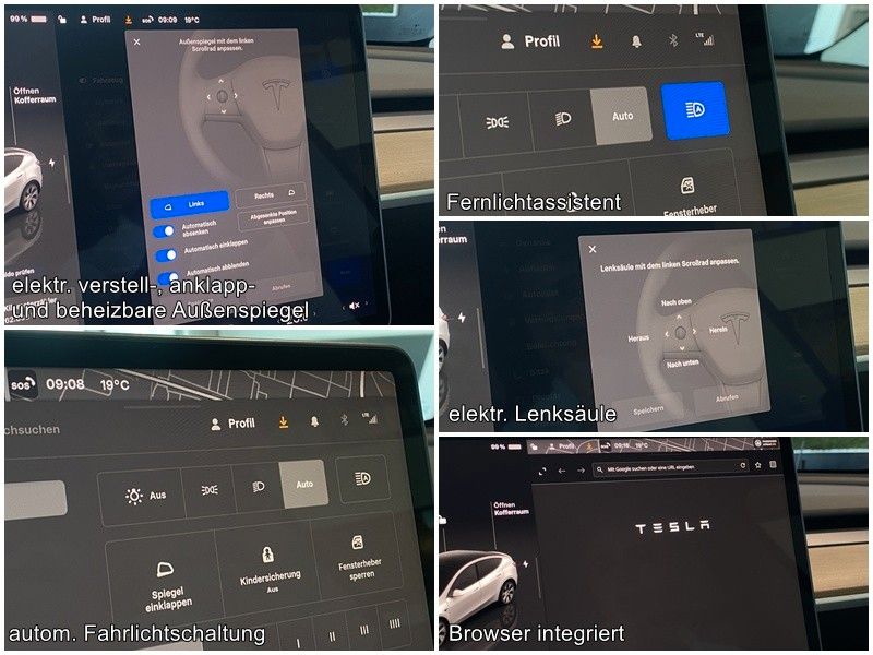 Tesla Model Y AWD Long Range Dual Motor Panorama LED