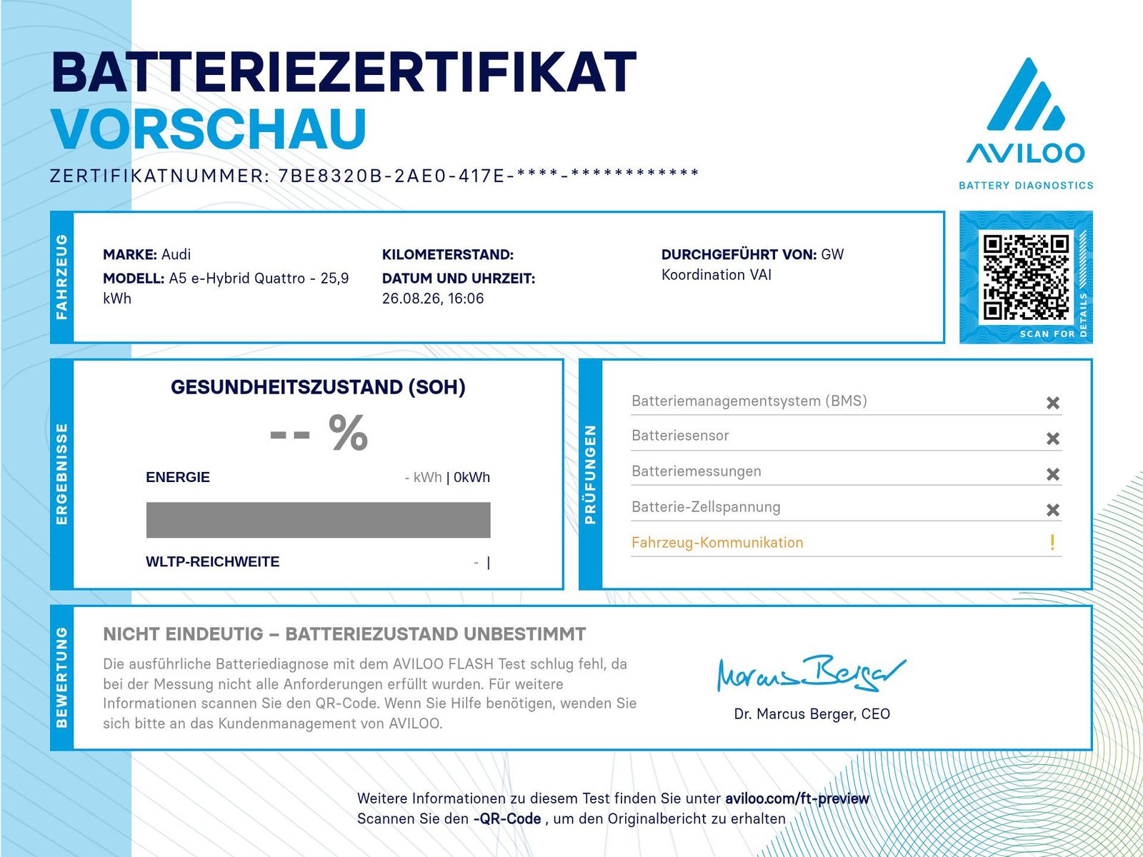 Audi A5 Avant e-hybrid quattro 270 kW S line S tronic