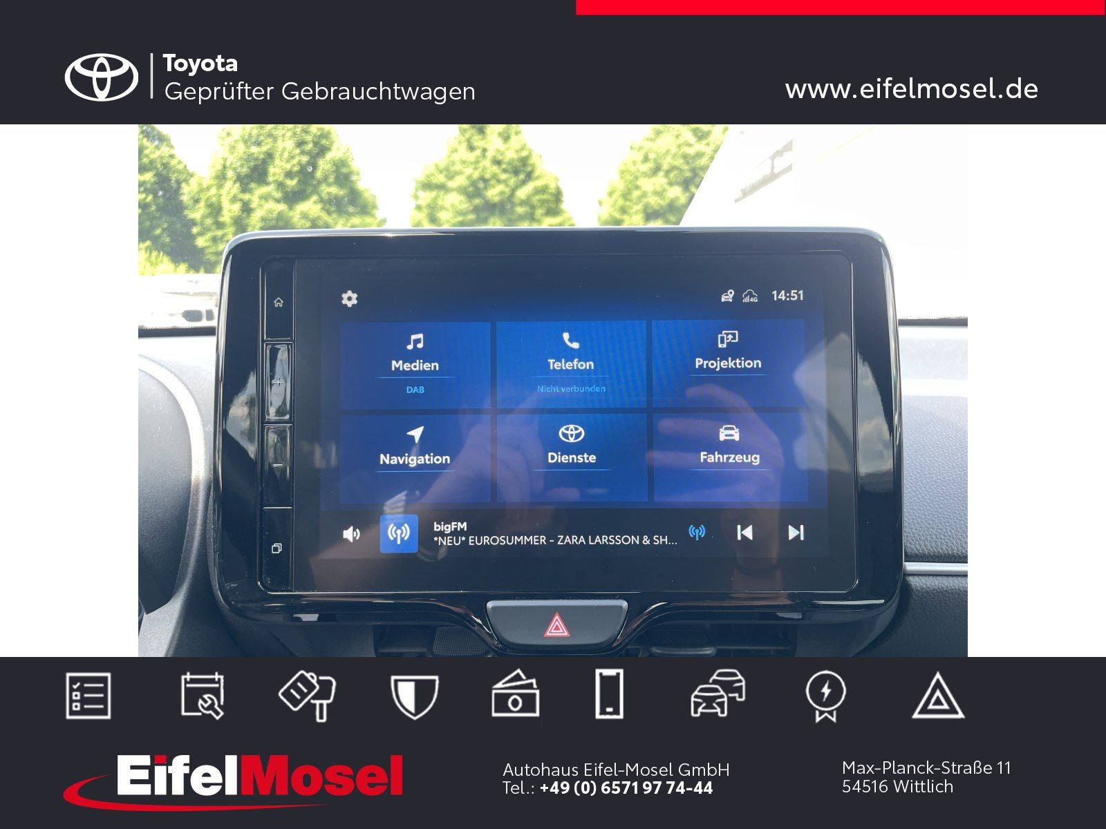 Toyota Yaris Cross 1.5 Hybrid TeamD - PDC - 1. Hd.