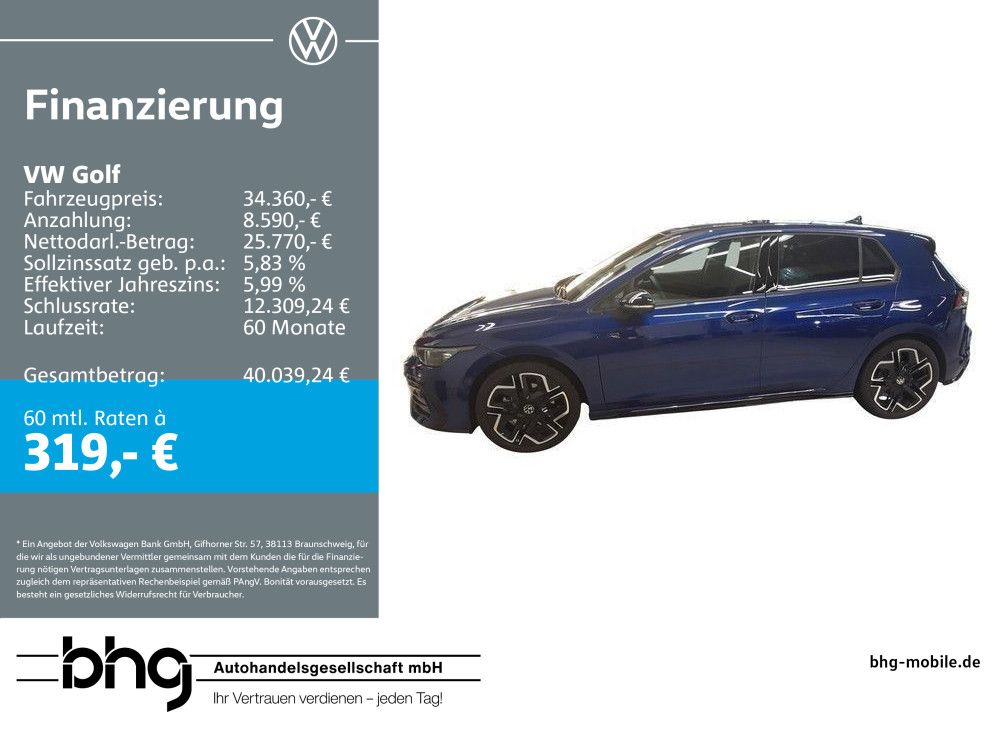Volkswagen Golf 2.0 TDI SCR DSG R-Line