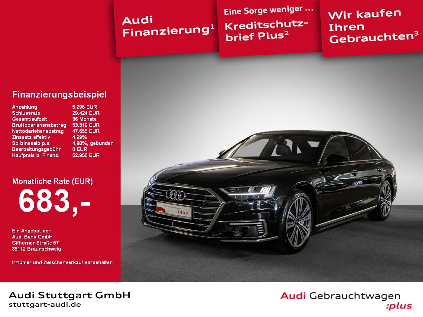 Audi A8 60 TFSI e qu - Samsaru's Car Outlet