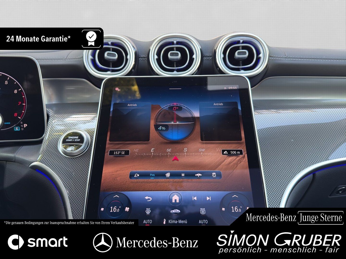 Mercedes-Benz GLC 200 4M AMG Night Pano Burm HUD Airmatic AHK