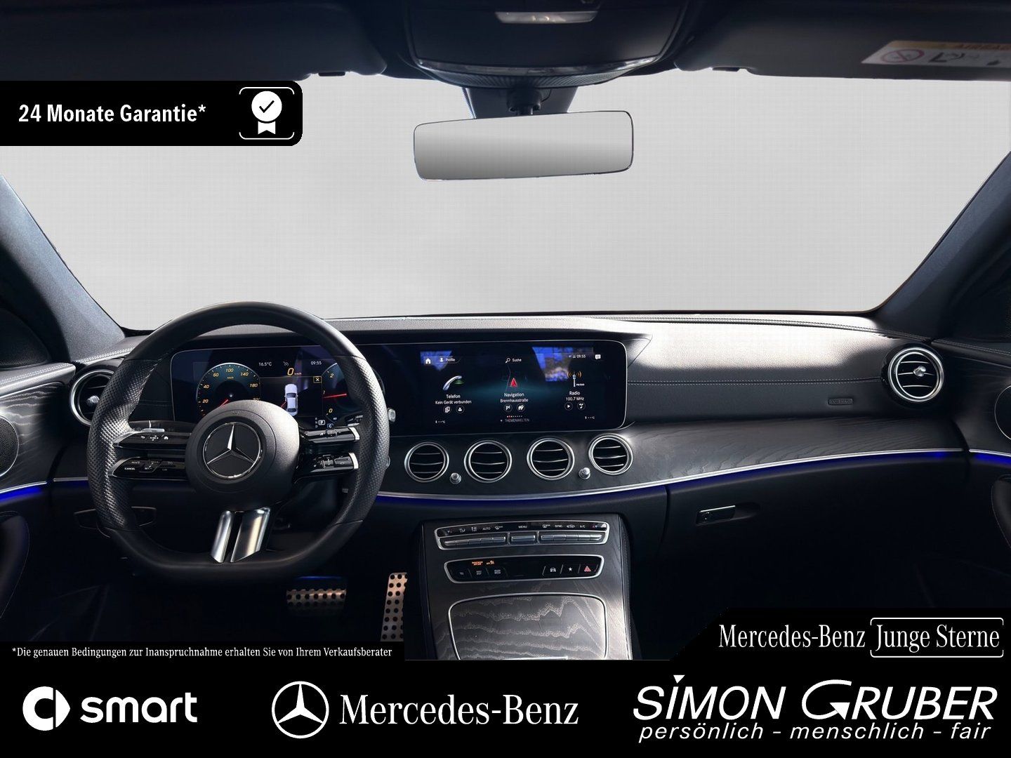 Mercedes-Benz E 220 d 4M AMG Line IntExt Widescreen LED Kamera