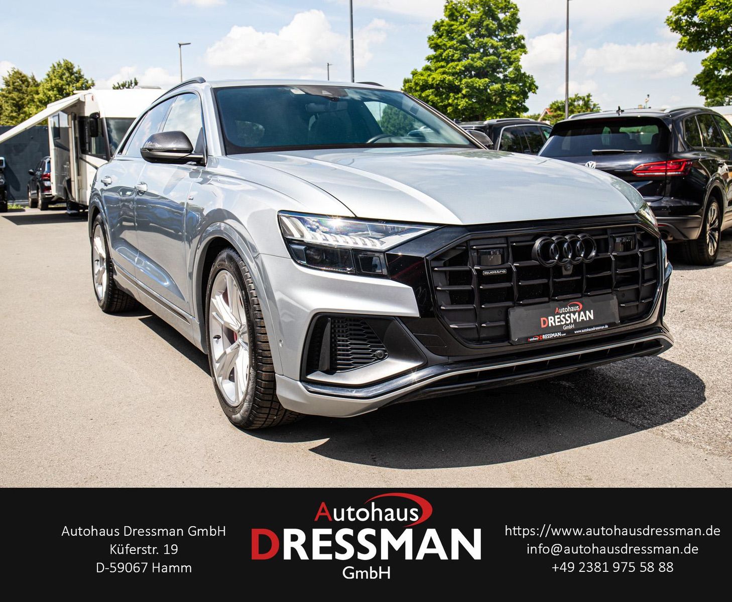 Audi Q8 55 TFSI S-Line MATRIX PANO B&O ACC STHZG HuD
