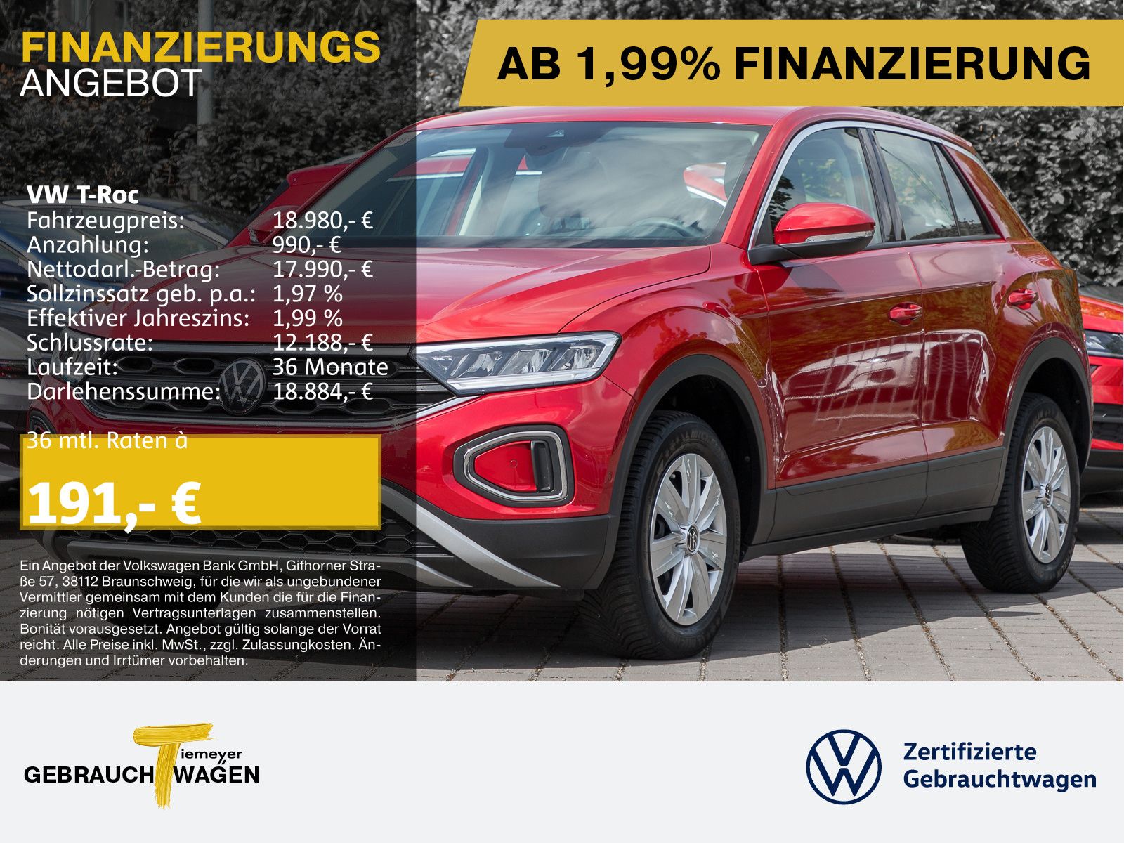 Volkswagen T-Roc 1.0 TSI - Samsaru's Car Outlet