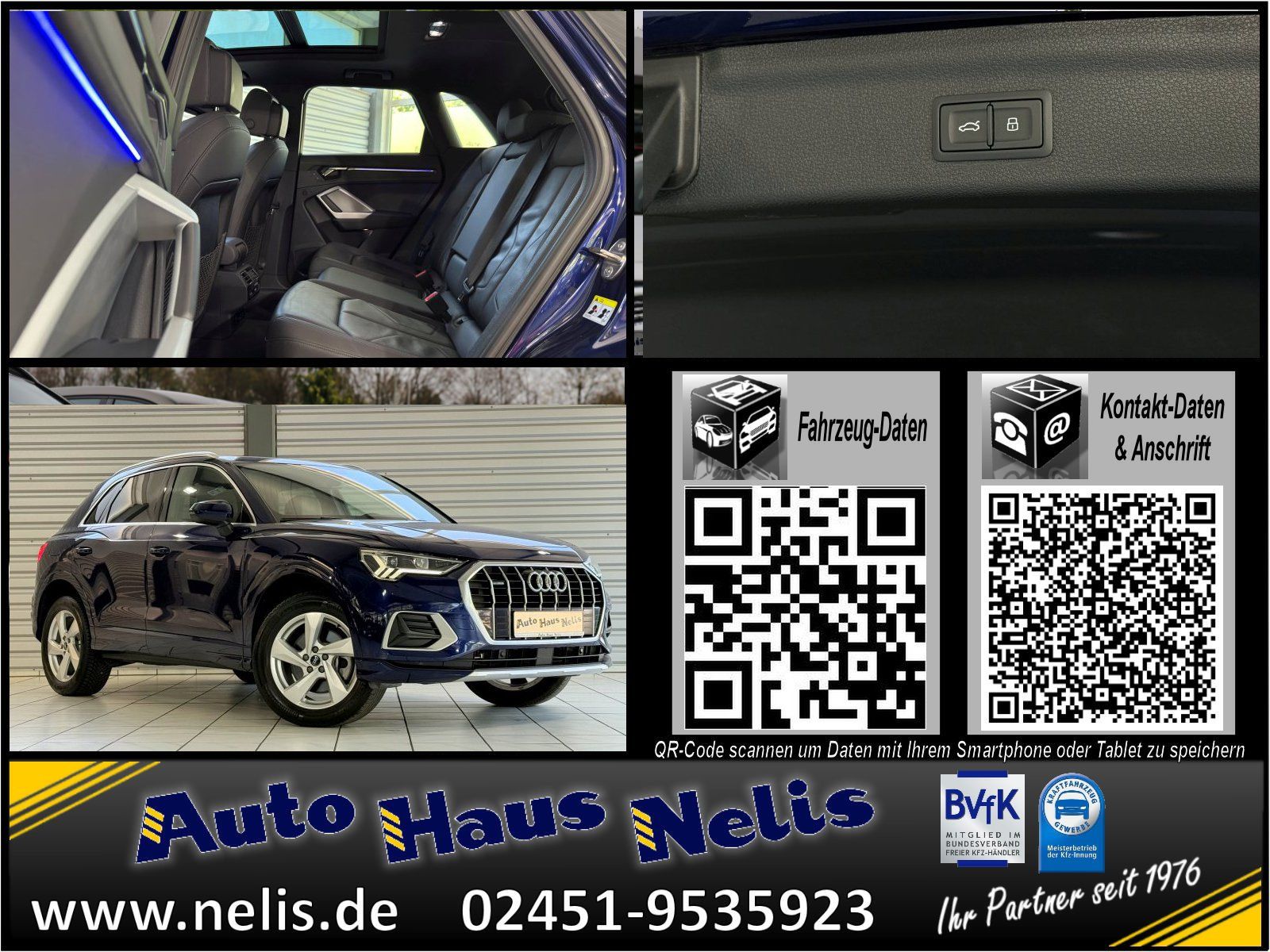 Audi Q3 40 TFSI quattro Advanced - Samsaru's Car Outlet