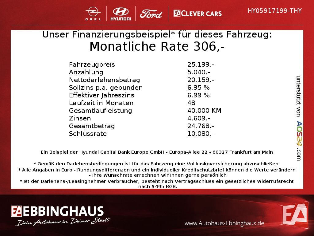 Hyundai i20 1.0 Prime Spurhalteassistent Kamera BOSE