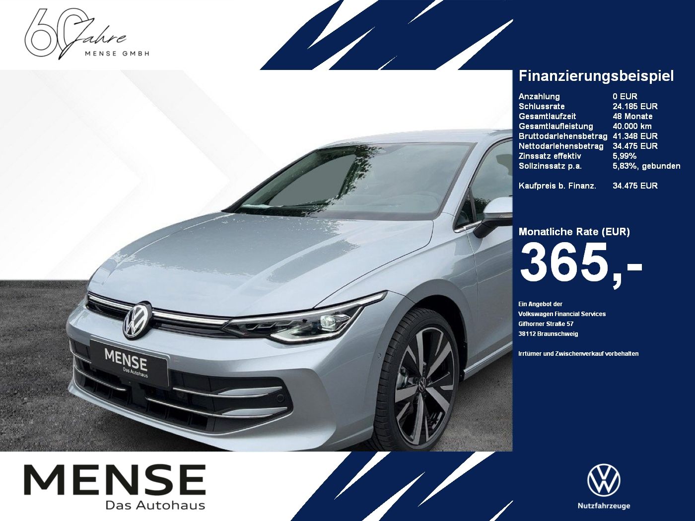 Volkswagen Golf Style 1.5 eTSI DSG AHK Nav HUD 360° IQ.Ligh