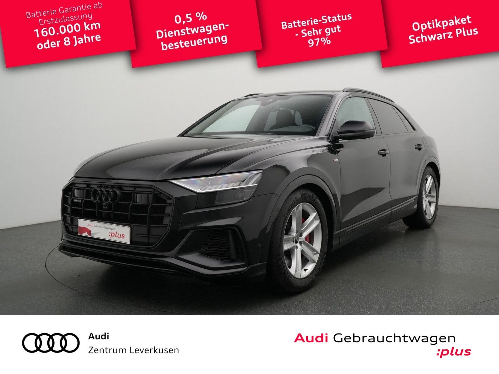 Audi Q8 e S line RAUTE AHK MEMORY LUFT MATRIX LEDER
