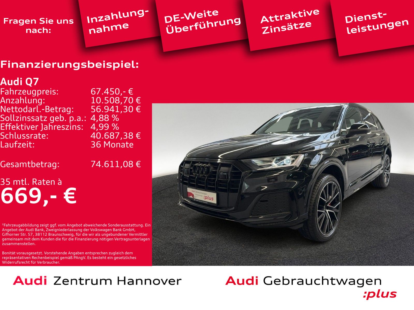 Audi Q7 50 TDI qu. S line competition plus Standh. He