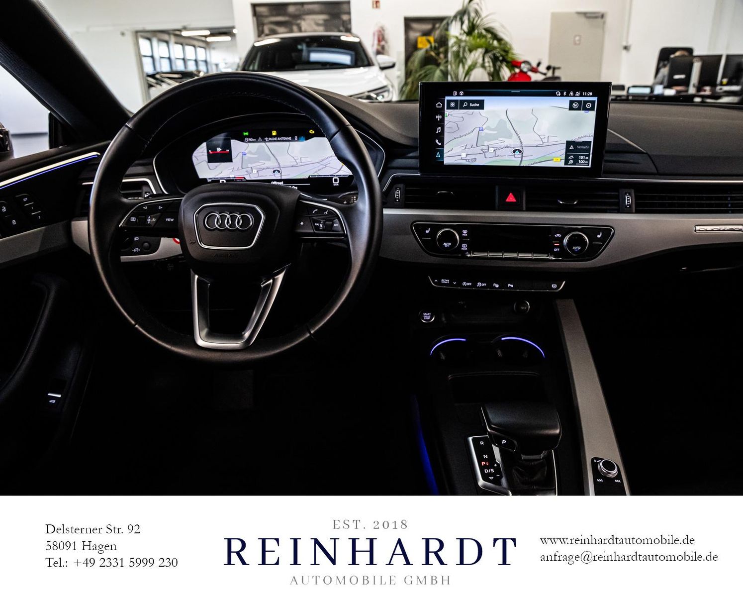 Audi A5 COUPE 40TDi Q S LINE/ALL-BLACK/19Z./ACC/MATRX