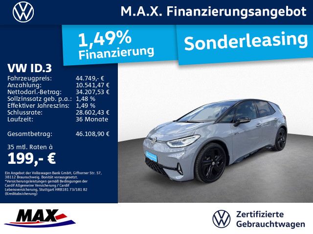 Volkswagen ID.3 GTX IQ.LIGHT+AR HUD+KAMERA+PANO+ACC+NAVI++