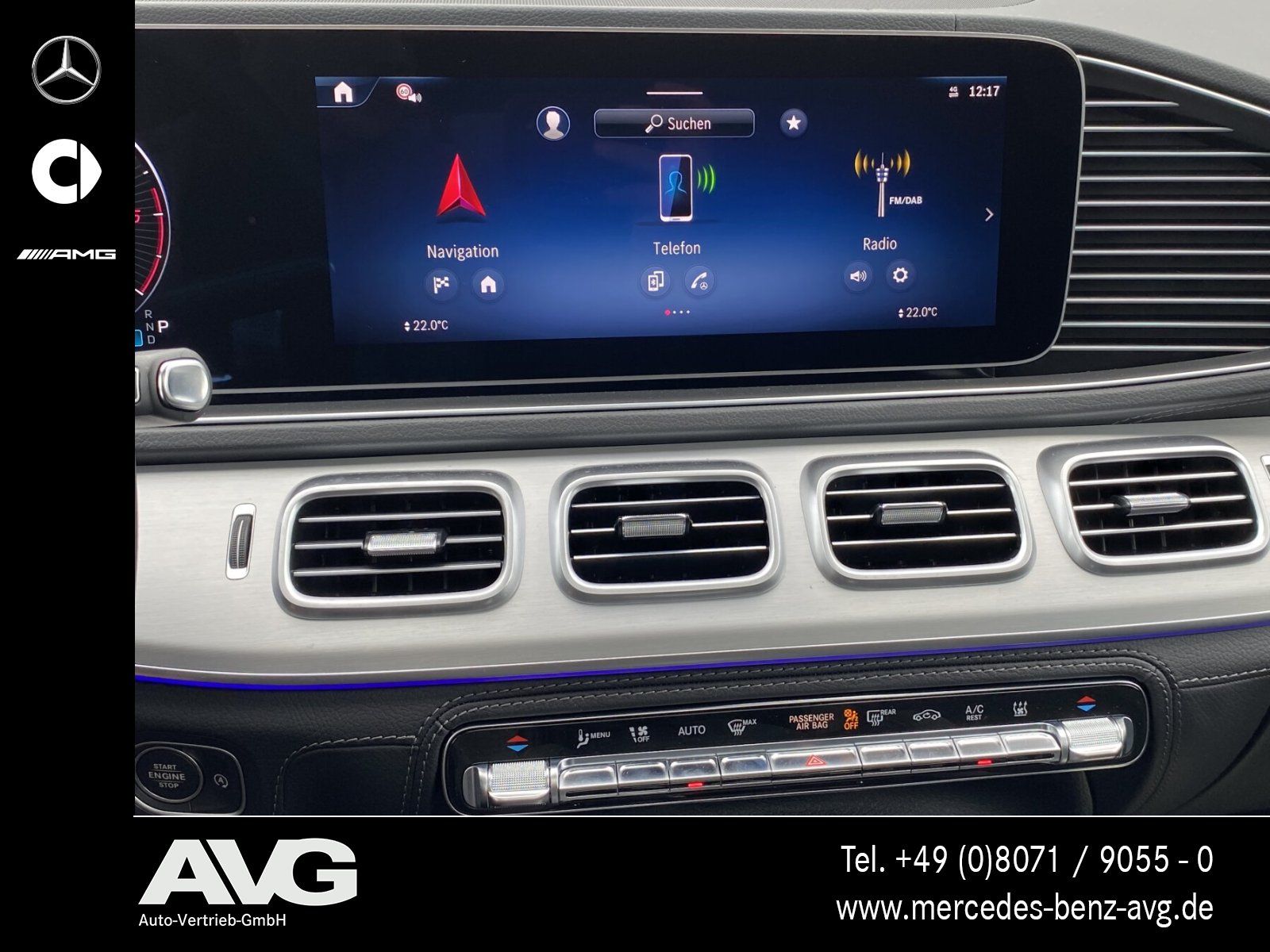 Mercedes-Benz GLE 450 d 4M AMG Pano HuD Stndhzg AHK Air 360°