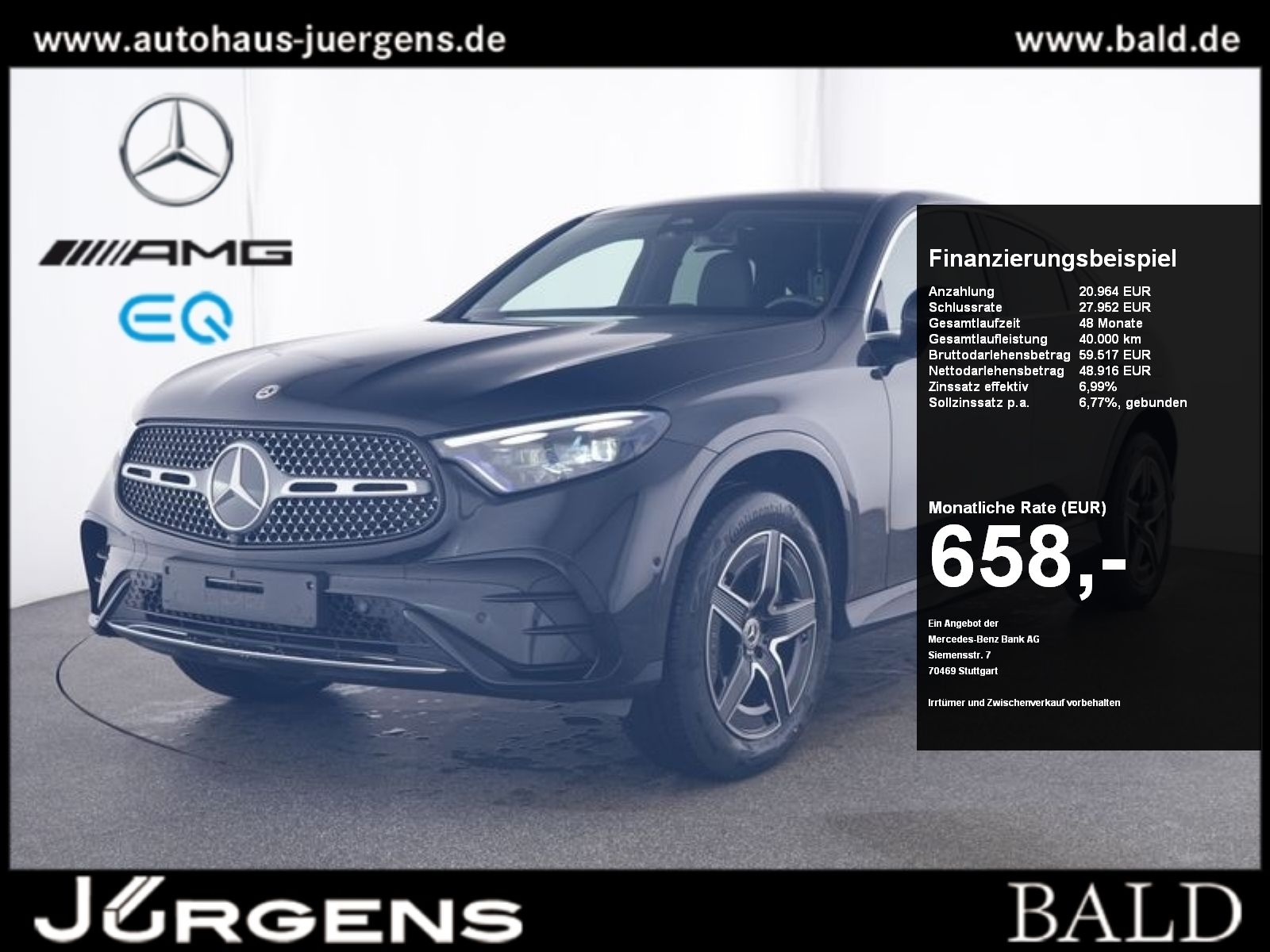 Mercedes-Benz GLC 300 e 4M Coupé AMG-Sport - Samsaru's Car Outlet