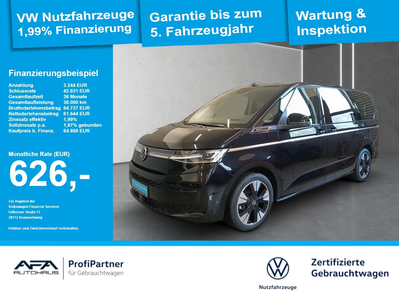 Volkswagen T7 Multivan 1.5 eHybrid Style lang DSG AHK*Leder