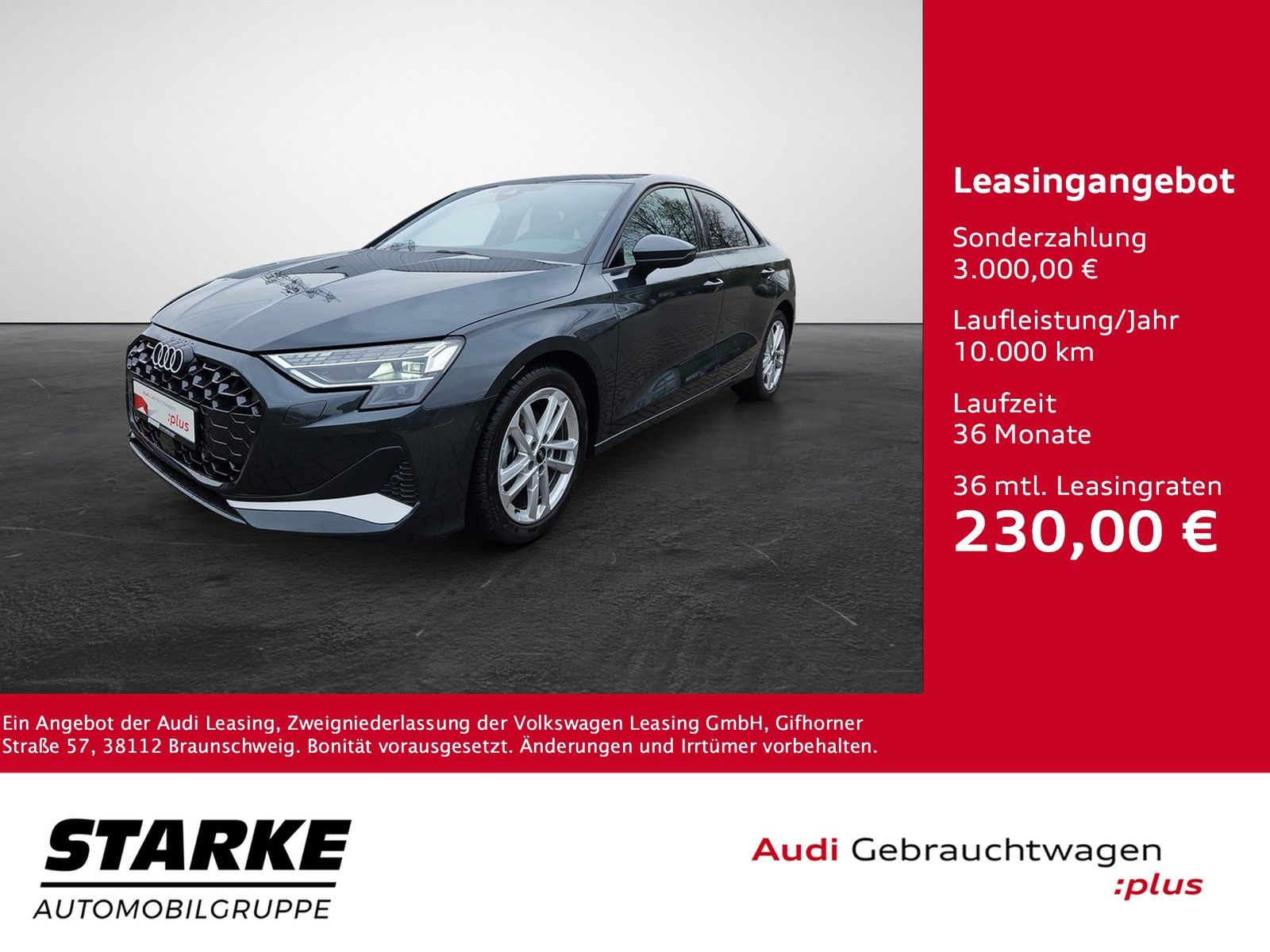 Audi A3 Limousine 30 TFSI S tronic advanced - Samsaru's Car Outlet