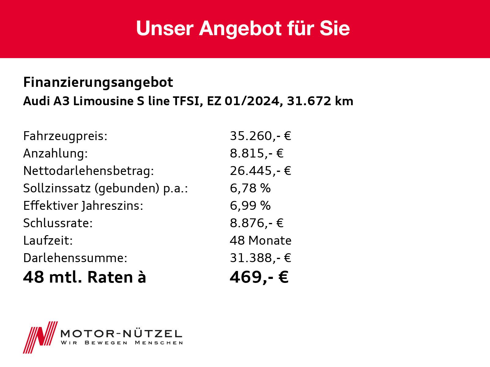 Audi A3 Limousine 40 TFSI S-TR QU S-LINE - Samsaru's Car Outlet