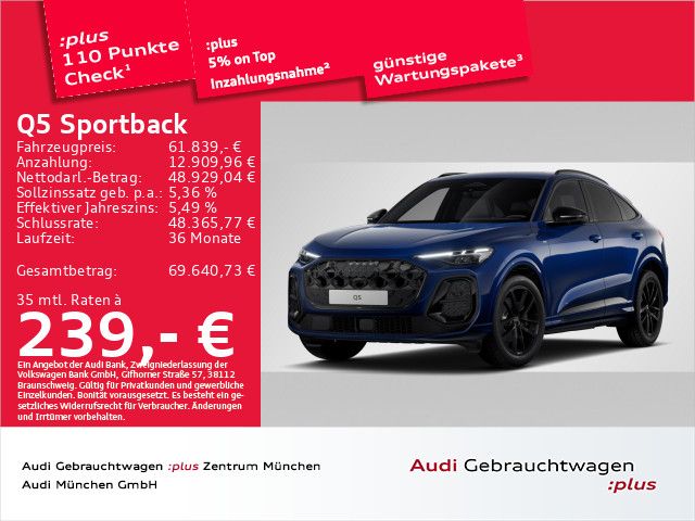 Audi Q5 Sportback NEU TFSI qu. S tronic S line AHK/Pa
