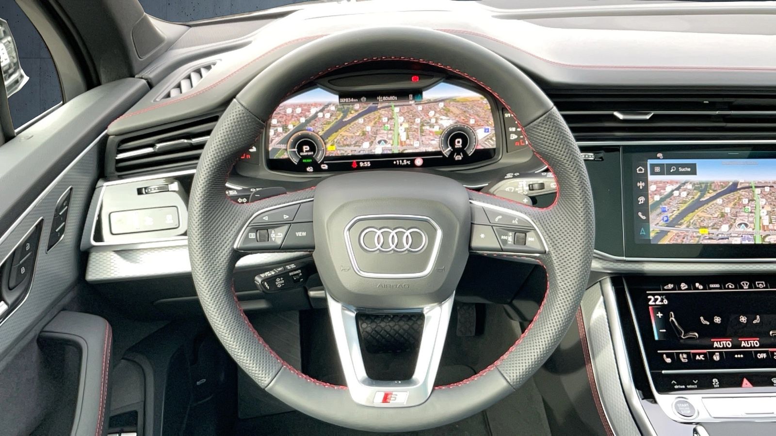 Audi Q7 60 TFSI e q. tiptr. S line Laser PANO HUD 22