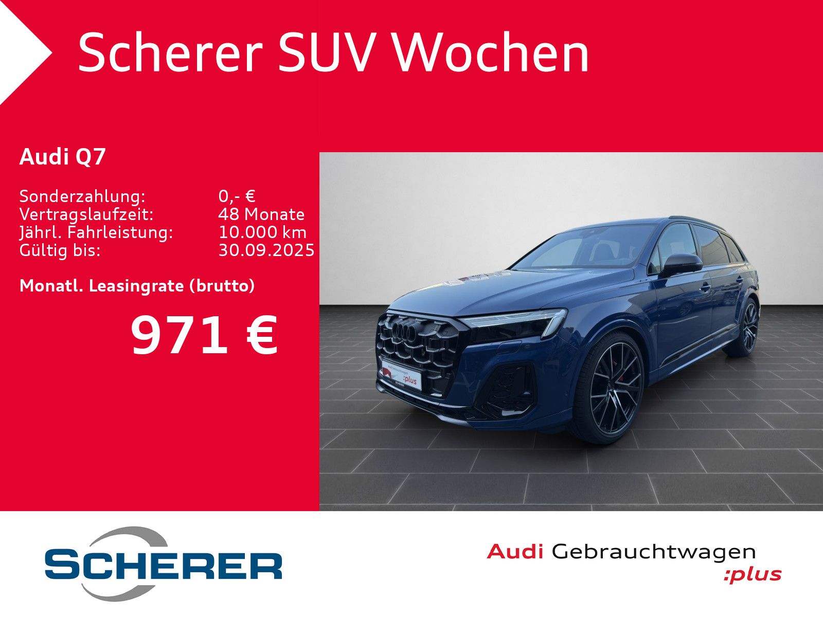 Audi Q7 50 TDI quattro S line 7-SITZE PANO LASER B&O