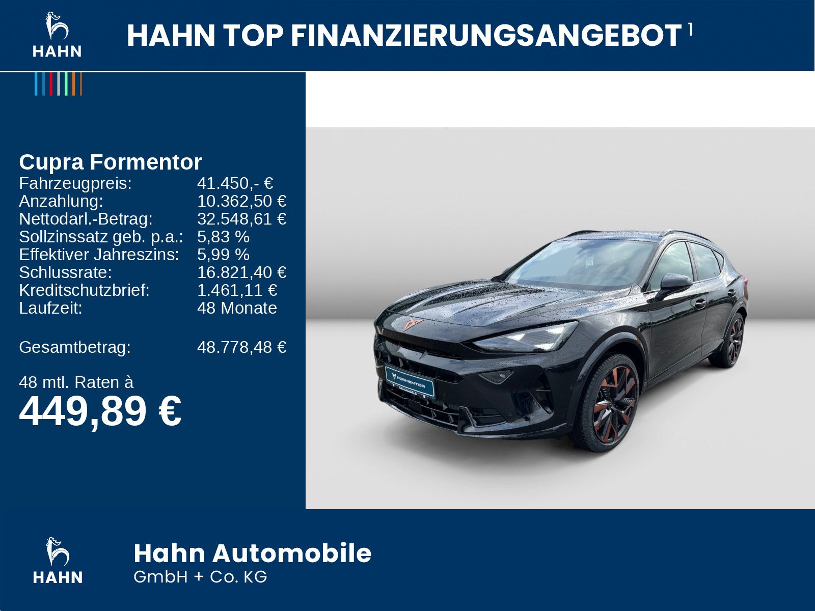 Cupra Formentor VZ 2.0 TSI 195 kW Sitzh.AHK Navi