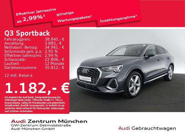Audi Q3 Sportback 40 TDI qu. S tronic S line - Samsaru's Car Outlet