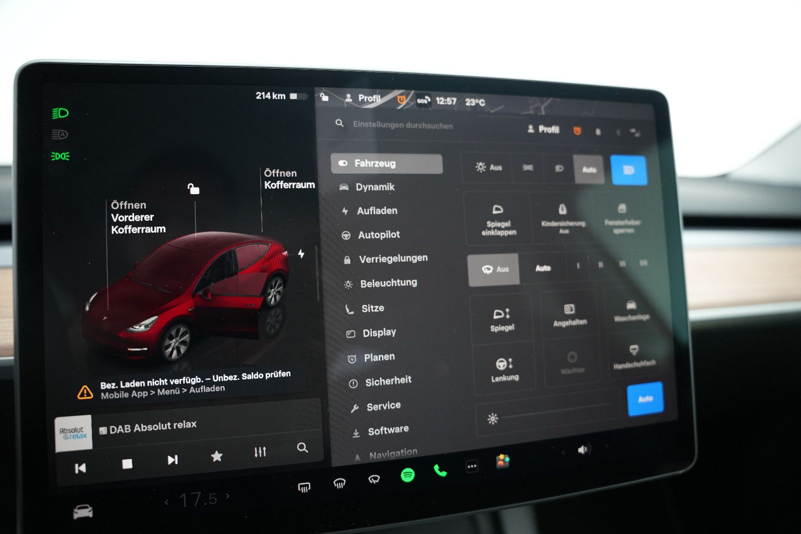 Tesla Model Y Long Range Dual*PanoramaGlasdach*Subwoof