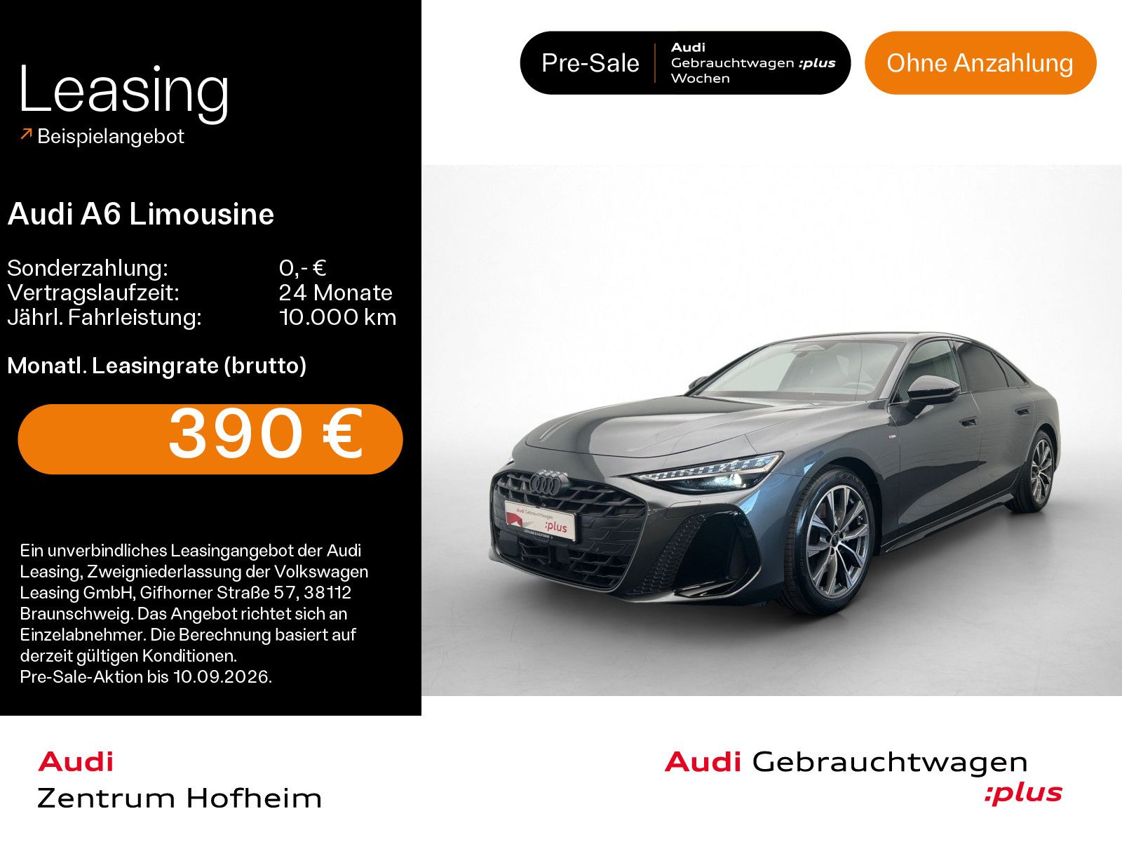 Audi A6 Limousine 40 TFSI 2x S line S tro*B&O*HUD*LED