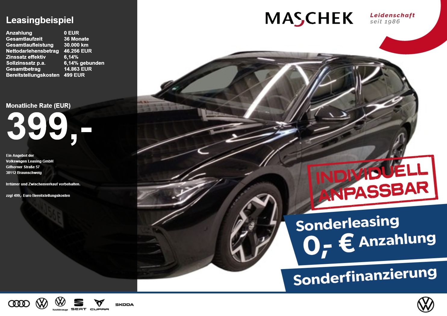 Volkswagen Passat R-Line 1.5 eHybrid AHK Panorama HUD Ansch
