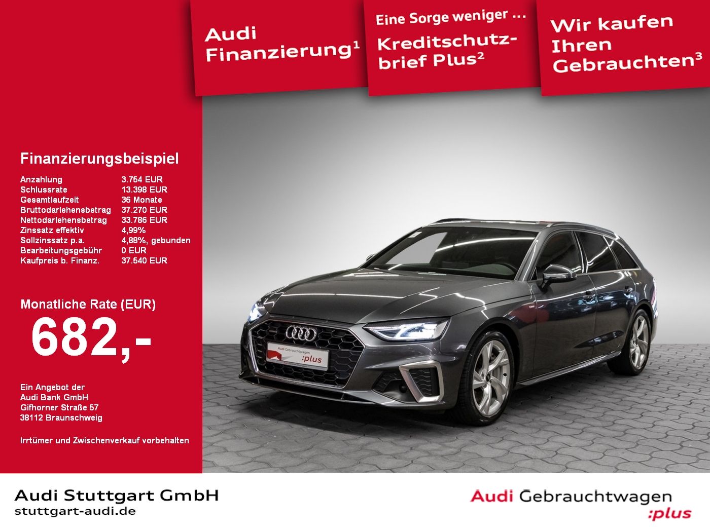 Audi A4 Avant 45 TFSI quattro S line - Samsaru's Car Outlet