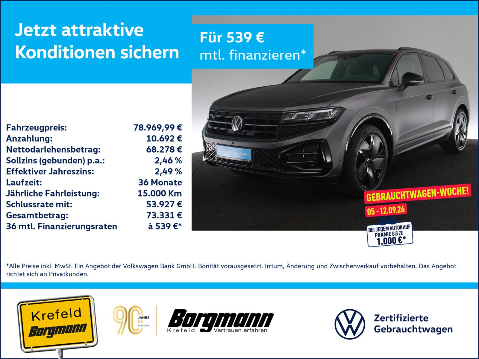 Volkswagen Touareg 3.0 V6 TDI R-Line 4Motion AHK 360° PANO