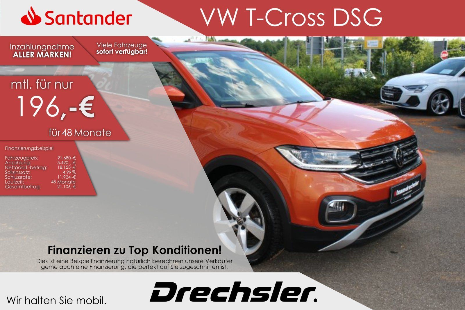 Volkswagen T-Cross 1.0 TSI DSG Style - Samsaru's Car Outlet