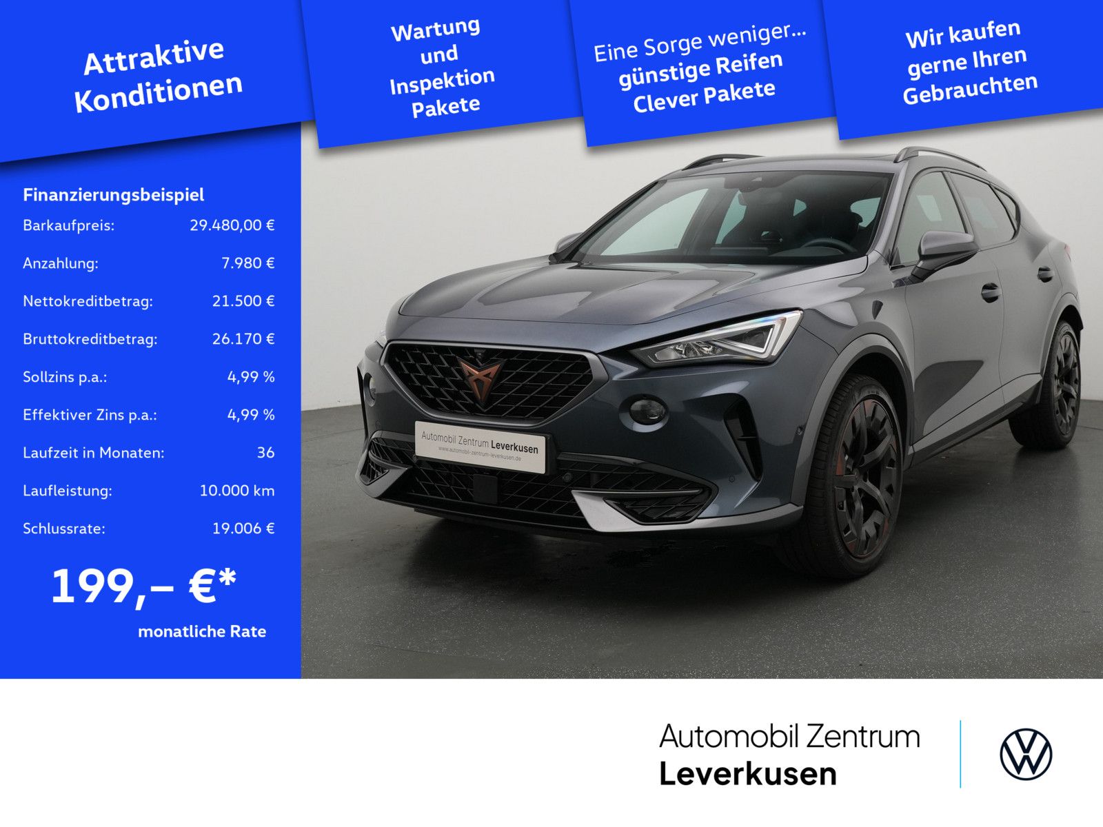 Cupra Formentor VZ NAVI VIRT CARPLAY KAM LED SHZ PDC