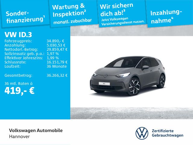 Volkswagen ID.3 Pro Move Navi HUD LED ACC PDC SHZ Kamera