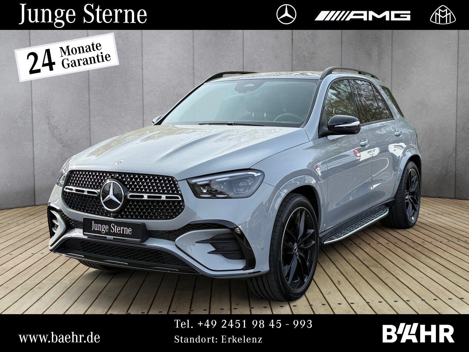 Mercedes-Benz GLE 450 d 4M AMG/alpingrau/Pano/Burmester/AHK/