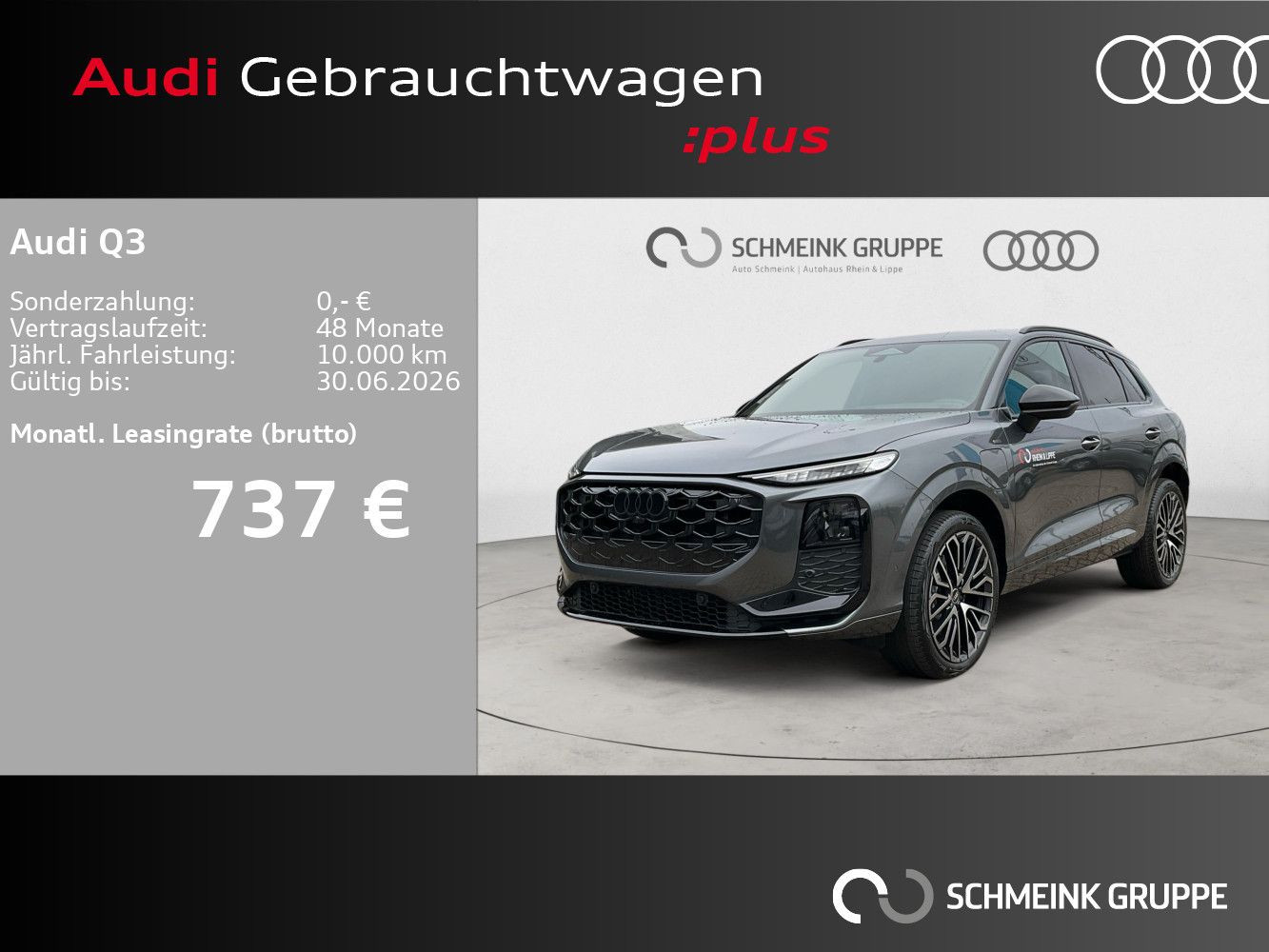 Audi Q3 SUV e-hybrid S line AHK MATRIX HeadUp SONOS